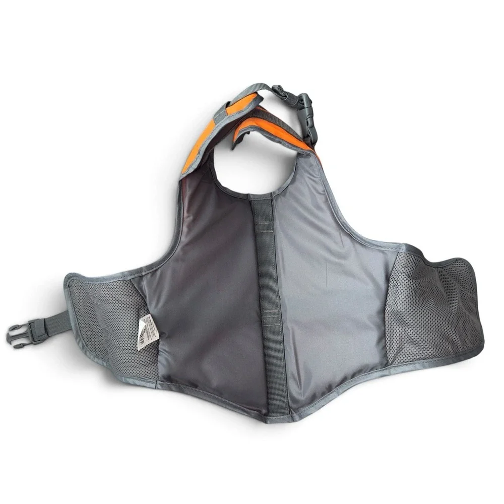 Youly The Beach Bum Dog Life Jacket Flotation Vest Orange Blue Small Handle NWT